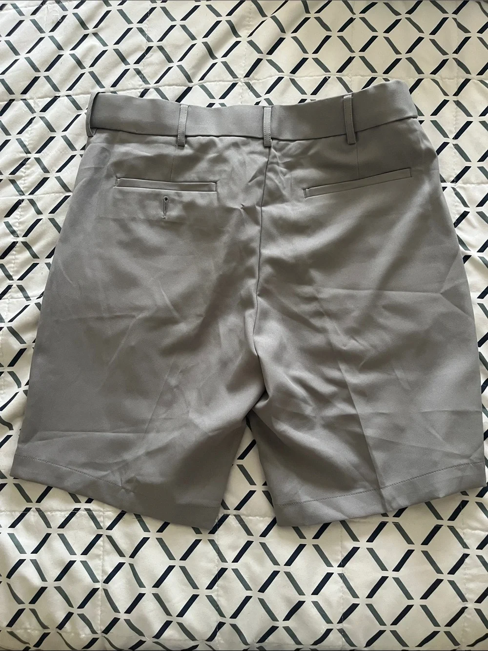 Grand Slam Grey Flat-Front Men's Shorts
